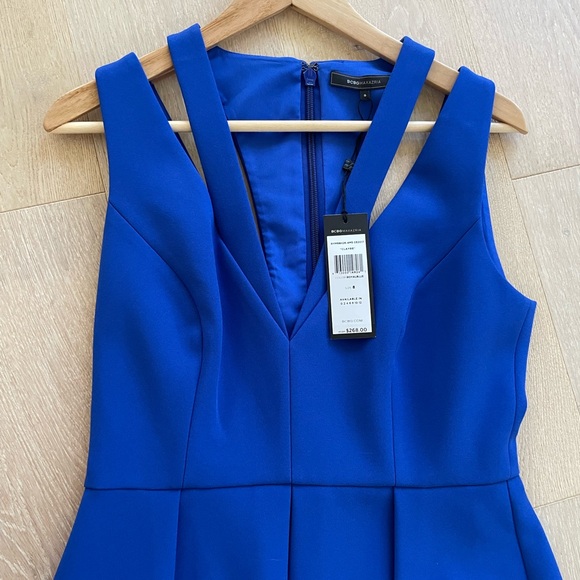 BCBG Maxazria party dress.  Blue size 8.  Brand new, never worn - Picture 3 of 6